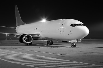 Image showing Plane at night