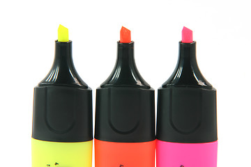 Image showing three highlighters