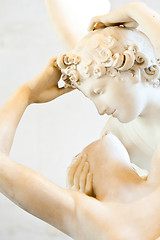 Image showing Psyche revived by Cupid kiss