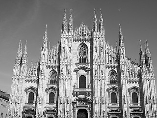 Image showing Duomo di Milano Cathedral in Milan