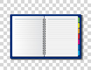Image showing Paper notebook vector illustration