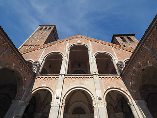 Image showing Sant Ambrogio church in Milan