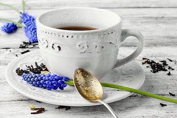 Image showing Morning mug of tea