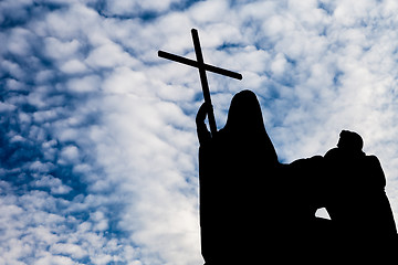 Image showing Turin, Italy - January 2016: Religion Statue