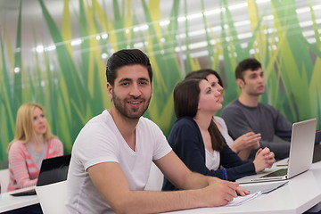 Image showing students group study