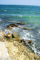 Image showing blue bulgarian sea