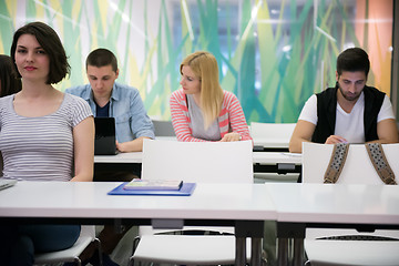 Image showing students group study