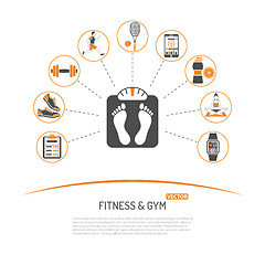 Image showing Fitness and Gym Concept