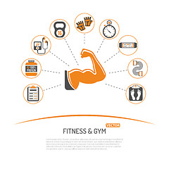 Image showing Fitness and Gym Concept