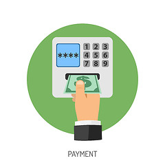 Image showing Payment Flat Icon