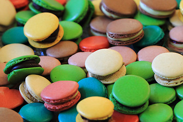 Image showing color macaroon background