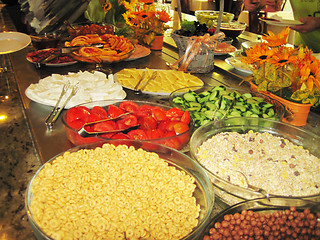 Image showing healthy hotel breakfast