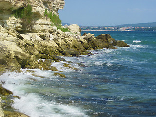 Image showing blue bulgarian sea