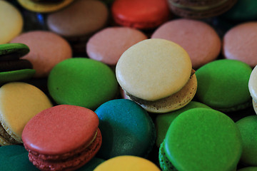 Image showing color macaroon background