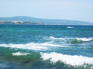 Image showing blue bulgarian sea