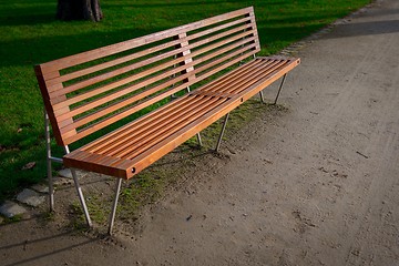 Image showing Bench in the park