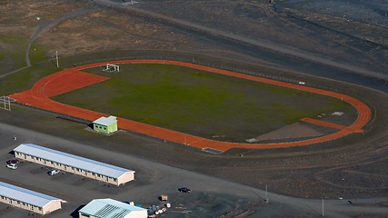 Image showing Running track outdoors