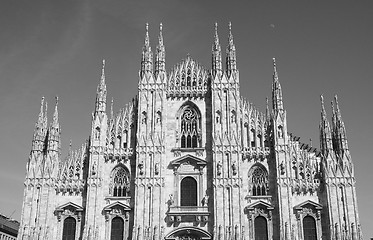 Image showing Duomo di Milano Cathedral in Milan