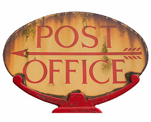 Image showing Post office sign