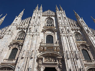 Image showing Duomo di Milano Cathedral in Milan