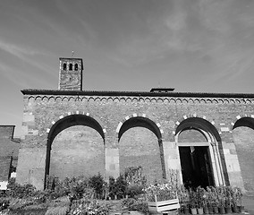 Image showing Sant Ambrogio church in Milan