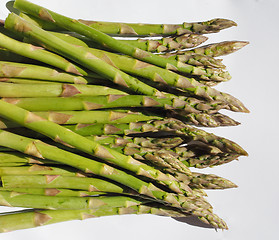 Image showing Green Asparagus vegetables