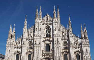 Image showing Duomo di Milano Cathedral in Milan