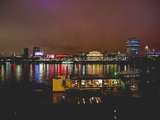 Image showing River Thames South Bank, London