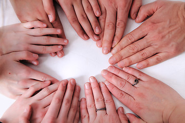 Image showing human hands isolated
