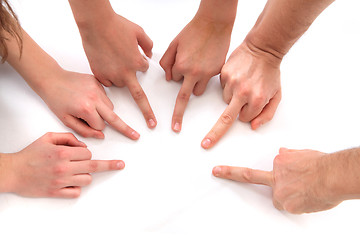 Image showing human hands isolated