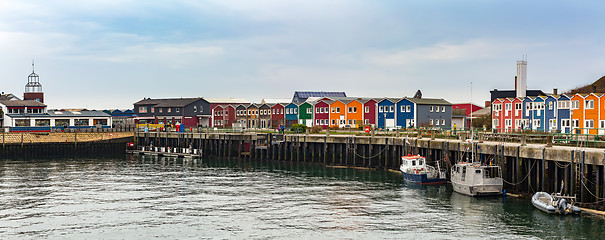 Image showing Crab fisher hutches