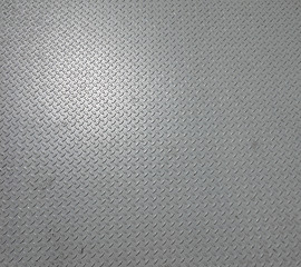 Image showing Grey steel diamond plate background