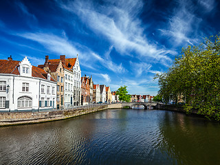 Image showing Bruges town view, Belgium