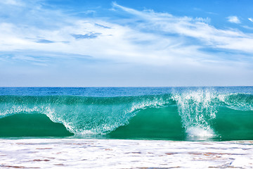 Image showing Big wave in ocean