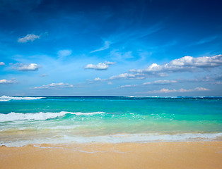 Image showing Beautiful beach in summer