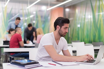 Image showing male student in classroom