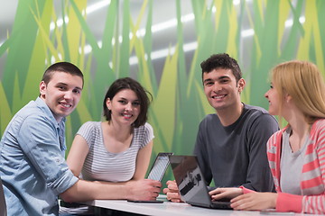 Image showing students group study