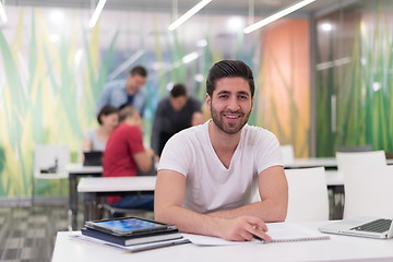 Image showing male student in classroom