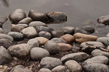 Image showing Stones in water background.