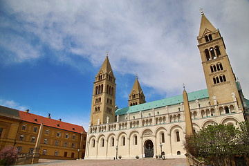 Image showing Basilica of St. Peter & St. Paul, Pecs Cathedral in Hungary