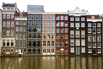 Image showing AMSTERDAM; THE NETHERLANDS - AUGUST 16; 2015: Beautiful views of