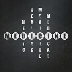 Image showing Healthcare concept: Medicine in Crossword Puzzle