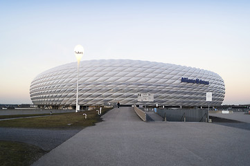 Image showing Allianz Arena stadium in Munich