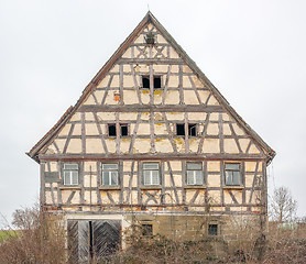 Image showing rundown old farmhouse