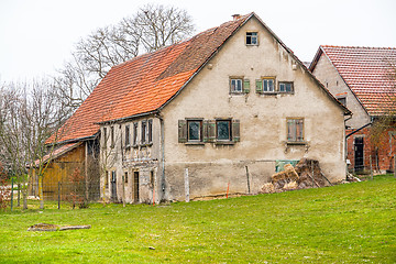 Image showing rundown old farmhouse