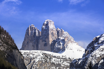 Image showing Tre Cime di Lavaredo