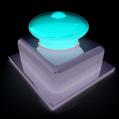 Image showing Emergency Button 3d icon