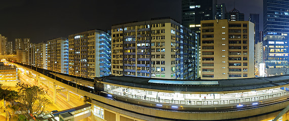 Image showing Hong Kong City night