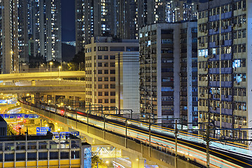 Image showing Hong Kong City night