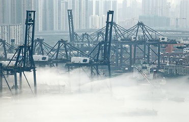 Image showing Hong Kong cargo port